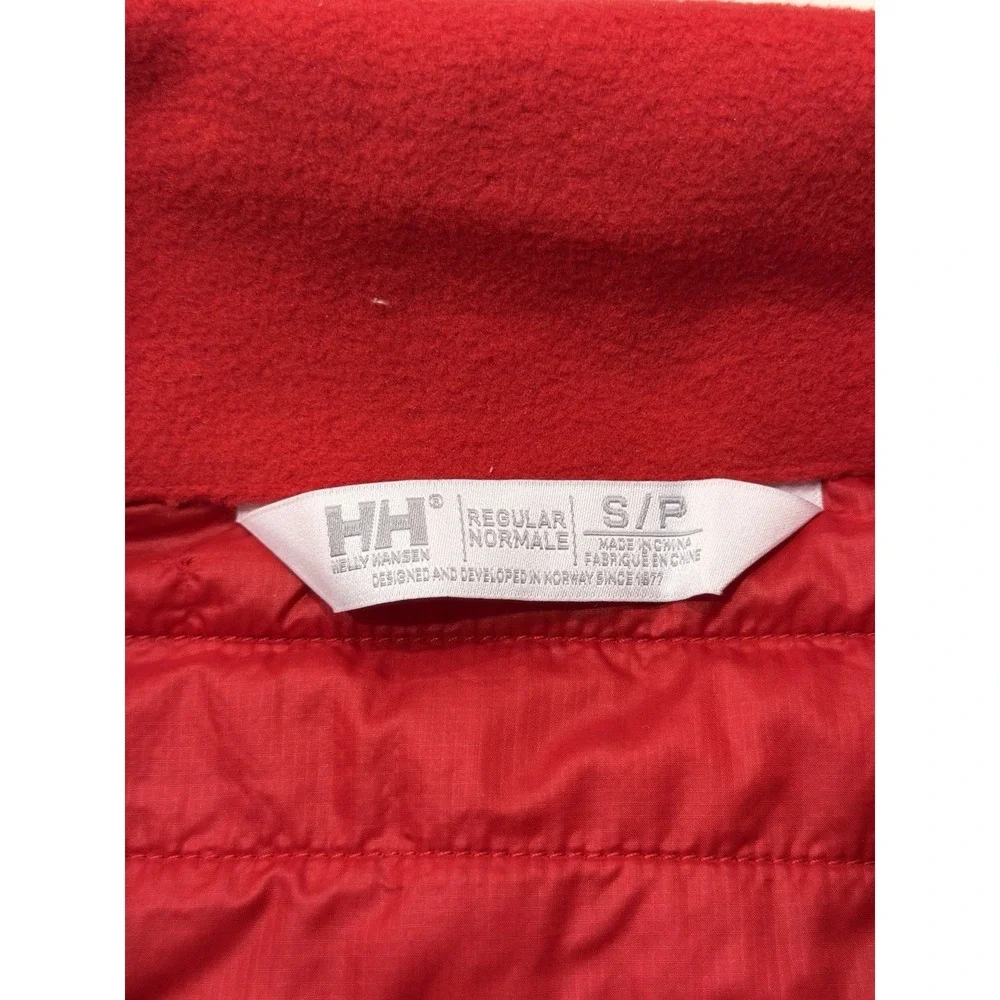 Helly Hansen Mens RWB Rigging Fleece Jacket Red S 53809-162 Regular Fit NWT